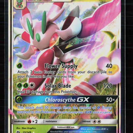Pokemon 2017 Sun & Moon Lurantis GX #15/149