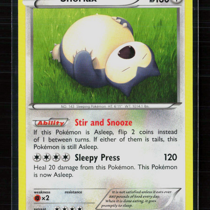 Pokemon 2016 Generations Snorlax #58/83