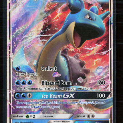 Pokemon 2017 Sun & Moon Lapras GX #35/149
