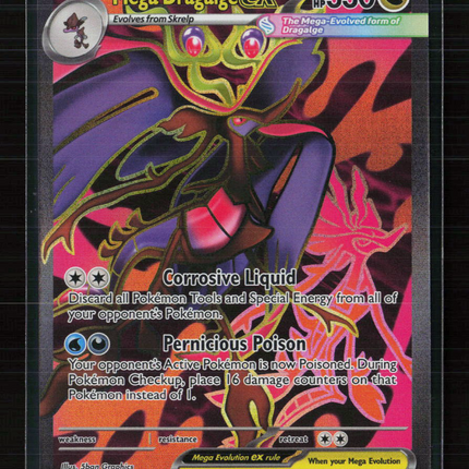 Pokemon 2025 Mega Evolution Mega Dragalge EX FA #104/86