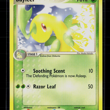 Pokemon 2005 EX Unseen Forces Bayleef #35/115