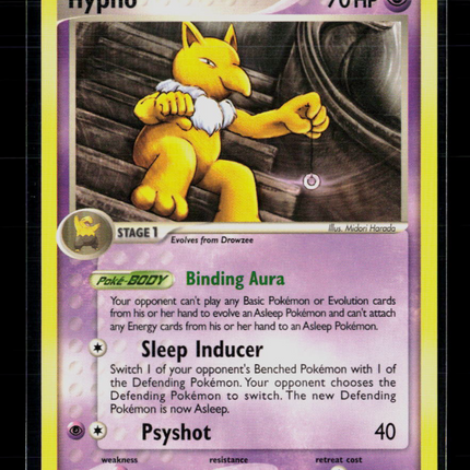 Pokemon 2005 EX Delta Species Hypno #23/113