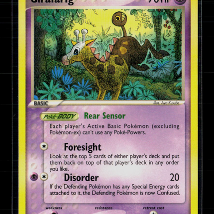Pokemon 2008 EX Legend Maker Girafarig #16/92