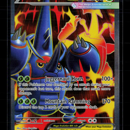 Pokemon 2025 Mega Evolution – Phantasmal Flames Mega Heracross EX FA #108/94
