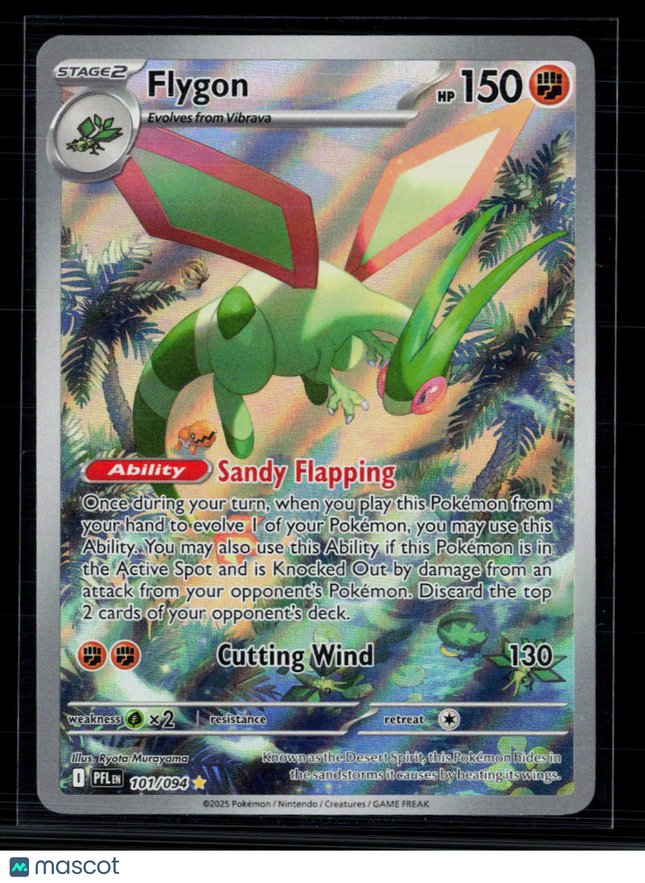 Pokemon 2025 Scarlet & Violet Phantasmal Flames Flygon #101/94