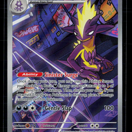 Pokemon 2025 Scarlet & Violet Phantasmal Flames Toxtricity #103/94
