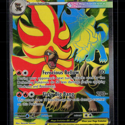 Pokemon 2025 Mega Evolution Mega Pyroar EX Ultra Rare #99/86