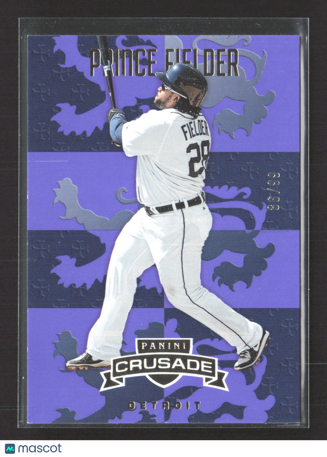 2025 Panini Crusade Prince Fielder #89 Purple /99
