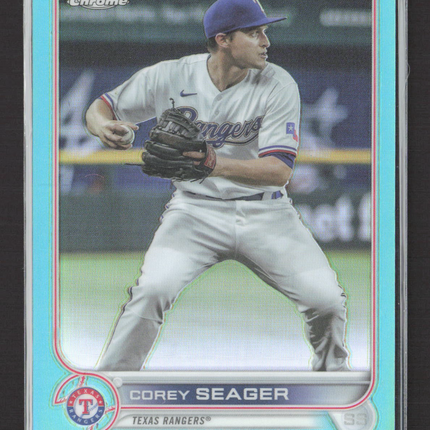 2022 Topps Chrome Corey Seager #USC120 Aqua Refractor /250