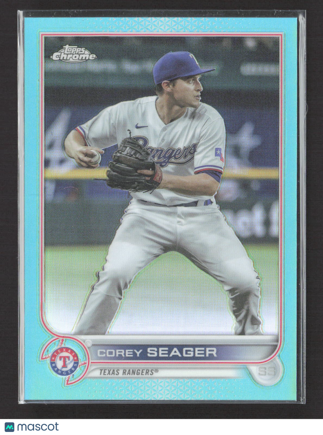 2022 Topps Chrome Corey Seager #USC120 Aqua Refractor /250