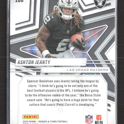 2025 Panini Rookies & Stars Ashton Jeanty #106 RC Auto