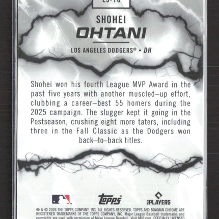 2026 Bowman Chrome Electric Sluggers Shohei Ohtani #ES-18