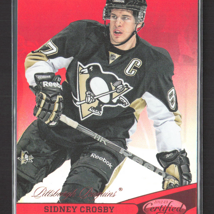 2012 Panini Certified Sidney Crosby #87 Red 129/199