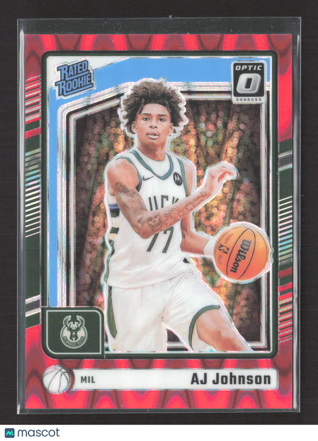 2025 Panini Donruss Optic AJ Johnson #277 Red /149