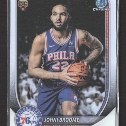 2025 Topps Bowman Chrome Johni Broome #BCV-35 Refractor 213/499 RC