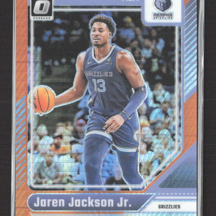 2025 Panini Donruss Optic Prizm Jaren Jackson Jr. #205 Orange /299