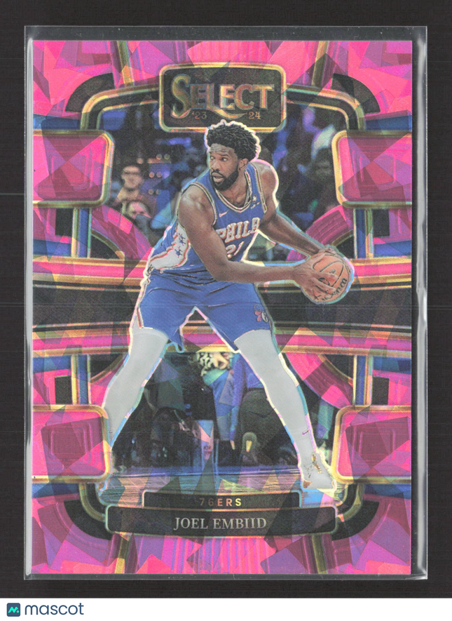 2023 Panini Select Concourse Joel Embiid #4 Pink Prizm 59/99