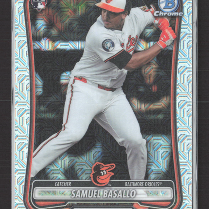 2024 Bowman Chrome Mega Box Samuel Basallo #93 Mojo Refractor RC