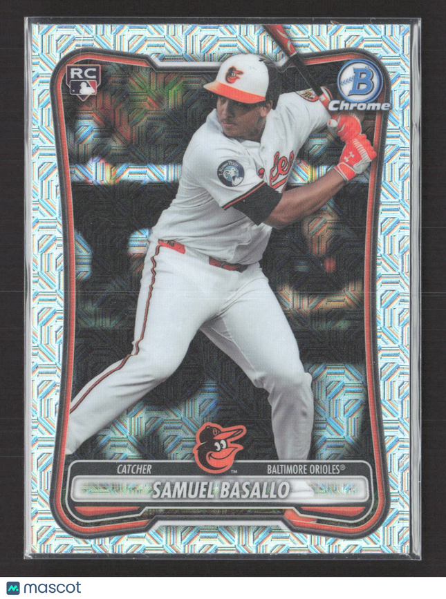 2024 Bowman Chrome Mega Box Samuel Basallo #93 Mojo Refractor RC