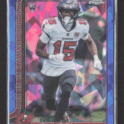 2025 Topps Chrome Tez Johnson #342 Sapphire RC