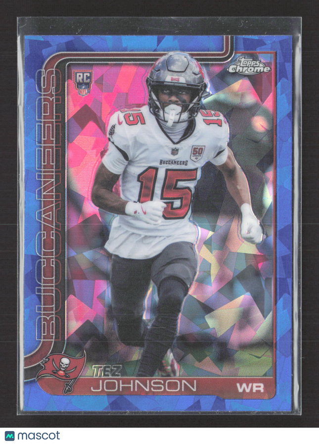 2025 Topps Chrome Tez Johnson #342 Sapphire RC
