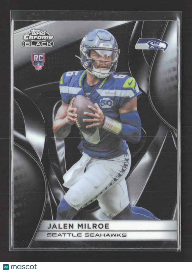 2025 Topps Chrome Black Jalen Milroe #145 RC