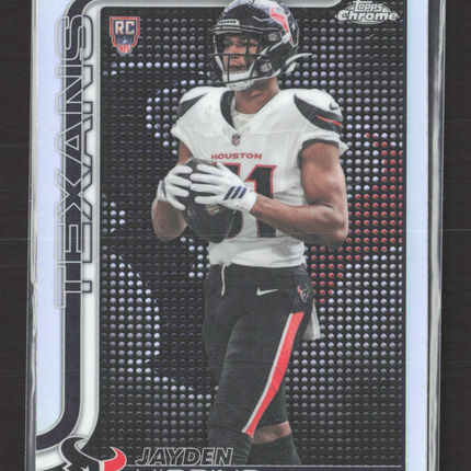 2025 Topps Chrome Jayden Higgins #343 RC Light Board