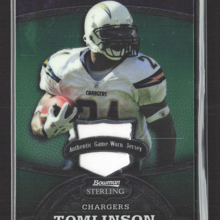 2008 Bowman Sterling LaDainian Tomlinson #63 Authentic Game-Worn Jersey