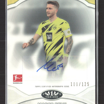 2021 Topps Tier One Bundesliga Marco Reus #PP-MR 100/125 Auto