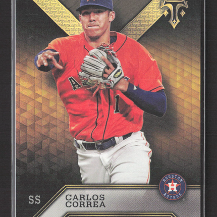 2016 Topps Triple Threads Carlos Correa #93