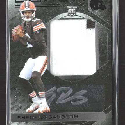 2025 Panini Black Football Shedeur Sanders #RKPA-SSS RC Patch Auto /125