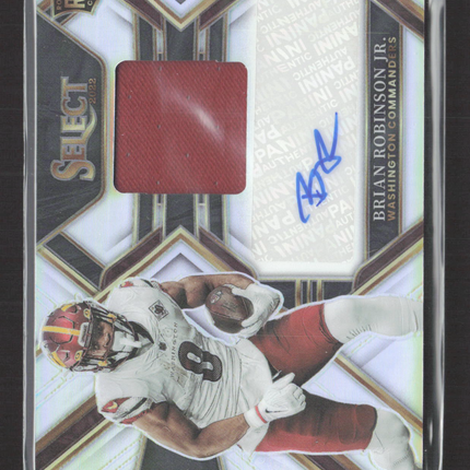 2023 Panini Select Prizm Brian Robinson Jr. #RSM-BR Patch RC 045/199 Auto