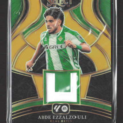 2025 Panini Select La Liga Prizm Abde Ezzalzouli #SM-AE Gold Patch /10