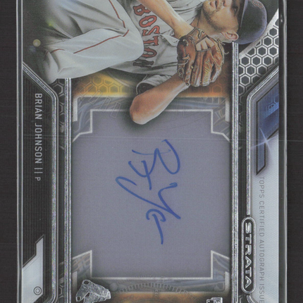 2016 Topps Strata Brian Johnson #SA-BJ RC Auto