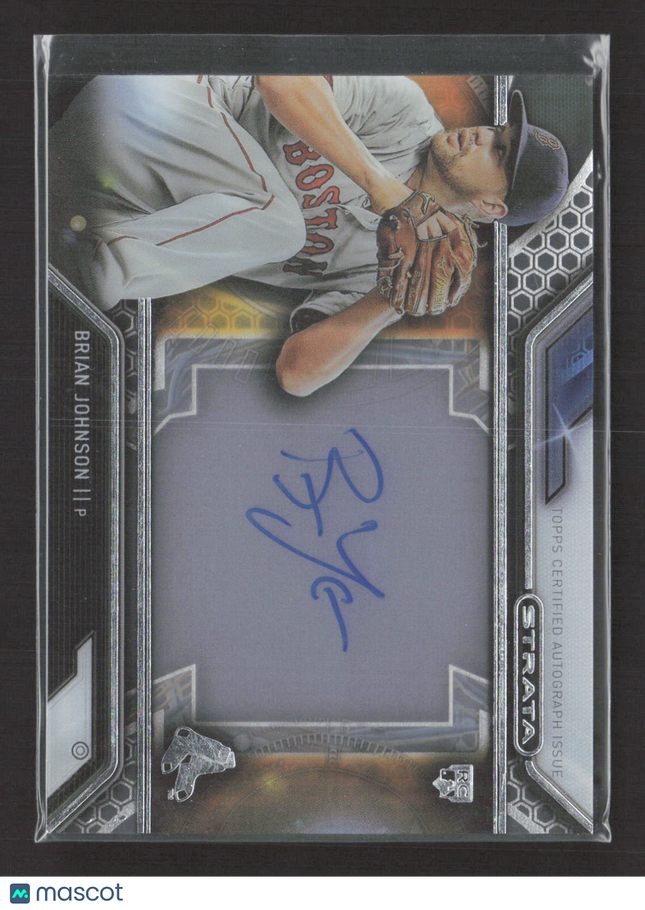 2016 Topps Strata Brian Johnson #SA-BJ RC Auto