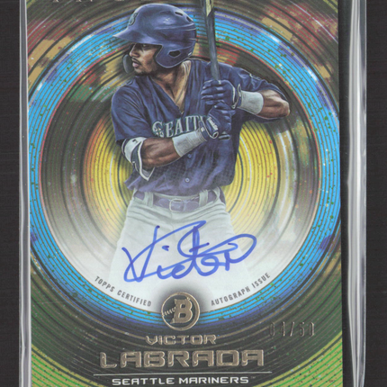 2022 Bowman Inception Victor Labrada #PA-VL 04/50 Auto