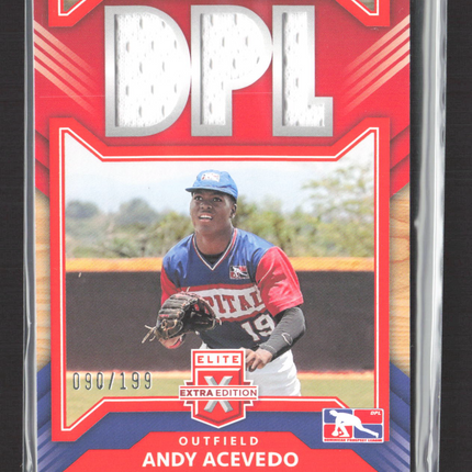 2022 Panini Elite Extra Edition Andy Acevedo #DM-AA 090/199 Jersey