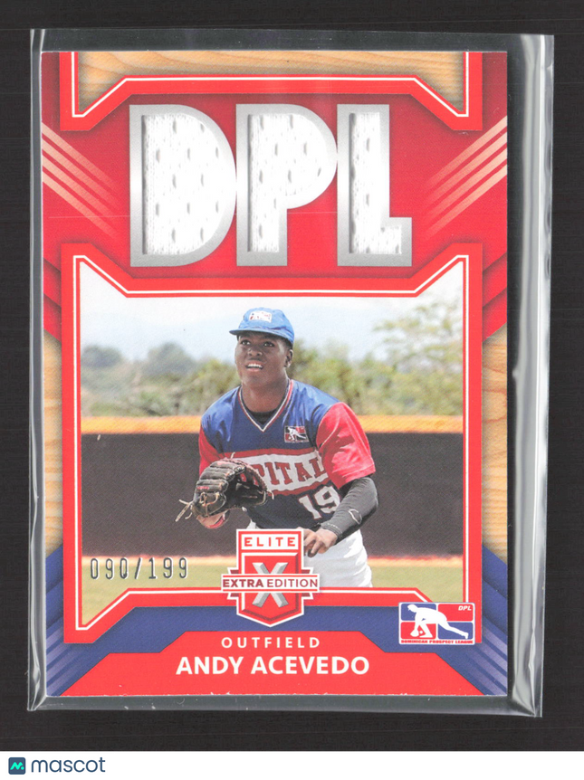 2022 Panini Elite Extra Edition Andy Acevedo #DM-AA 090/199 Jersey