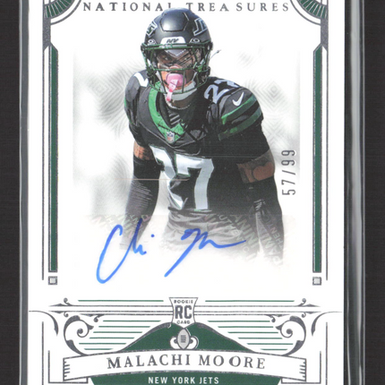 2026 Panini National Treasures Malachi Moore #139 57/99 RC Auto