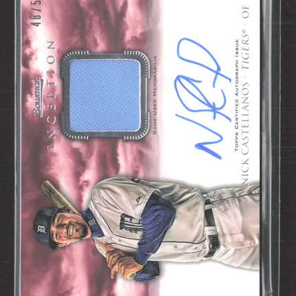 2013 Bowman Inception Nick Castellanos #AR-NC 48/50 Relic Auto