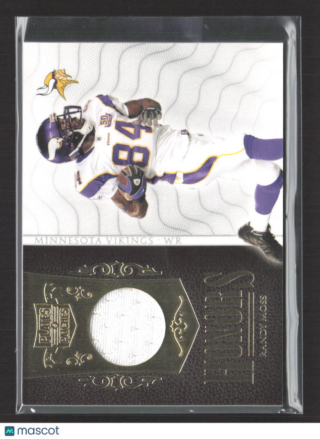 2010 Panini Plates & Patches Honors Randy Moss #6 Game-Worn Jersey 131/175
