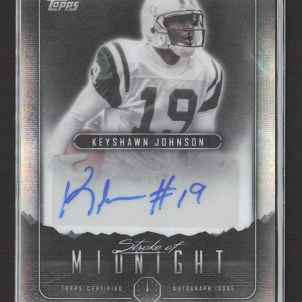 2024 Topps Midnight Stroke of Midnight Keyshawn Johnson #SMA-KJ Auto