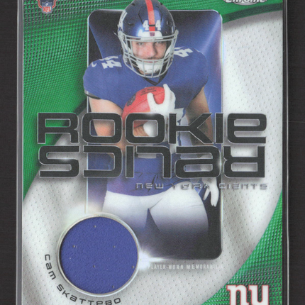 2025 Topps Chrome Rookie Relics Cam Skattebo #RR-CS Patch RC 87/99