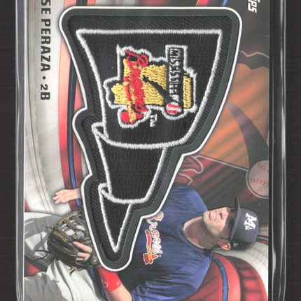 2015 Topps Pro Debut Jose Peraza #PP-JP Commemorative Pennant Patch Relic