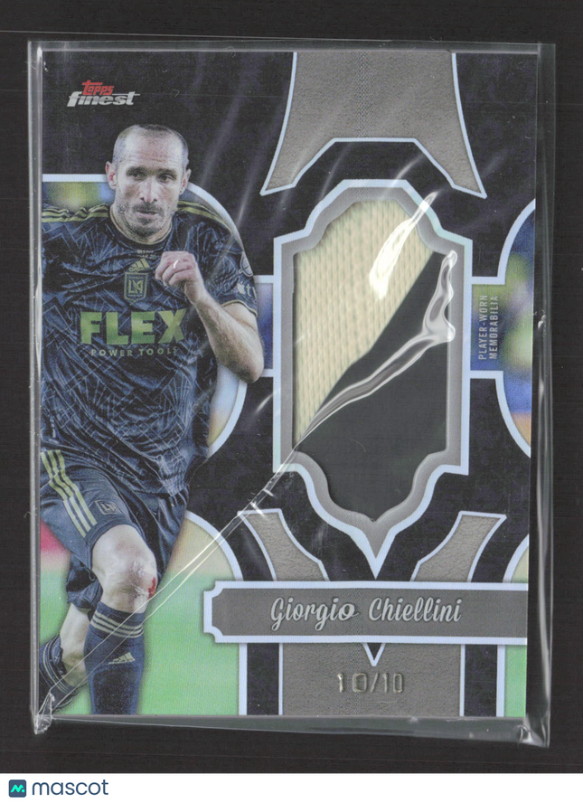 2024 Topps Finest Major League Soccer Giorgio Chiellini #FF-GC 10/10 Black Patch