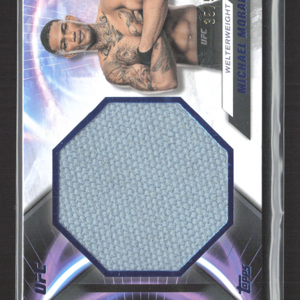 2024 Topps UFC Knockout Michael Morales #JFM-MM Jumbo Fight Mat Relic 35/50