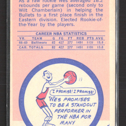 1969 Topps Wes Unseld #56