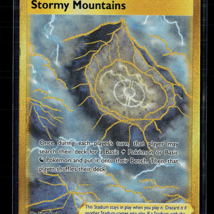 Pokemon 2021 Evolving Skies Stormy Mountains UR #232/203