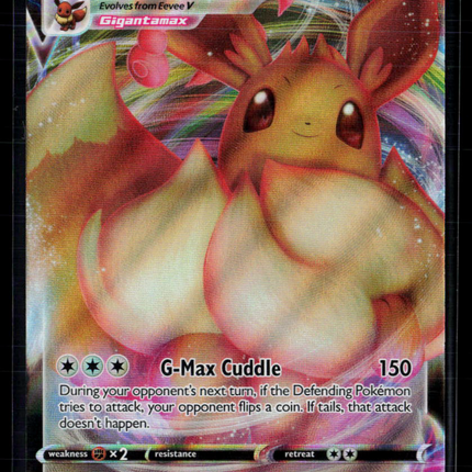 Pokemon 2021 Sword & Shield Eevee VMAX #SWSH087