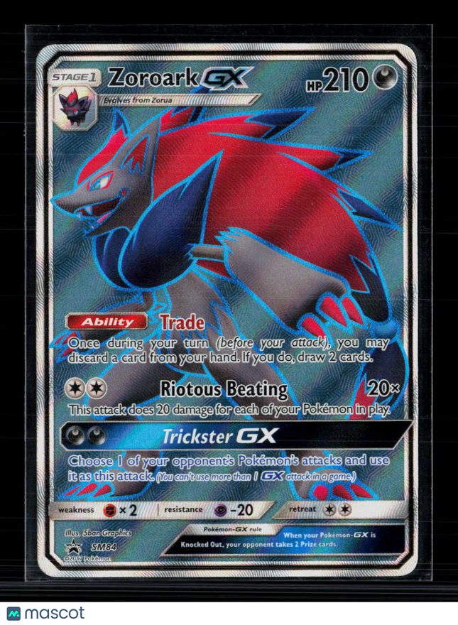Pokemon 2017 Shining Legends Zoroark GX FA #SM84